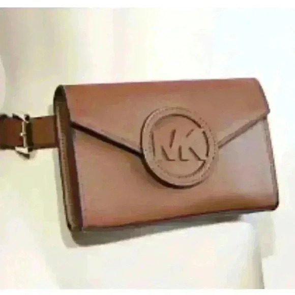 MICHAEL Michael Kors Brown Leather Waist Belt Bag s/m - Picture 10 of 10